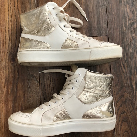 Authentic Louis Vuitton High Top Sneakers - Picture 4 of 11